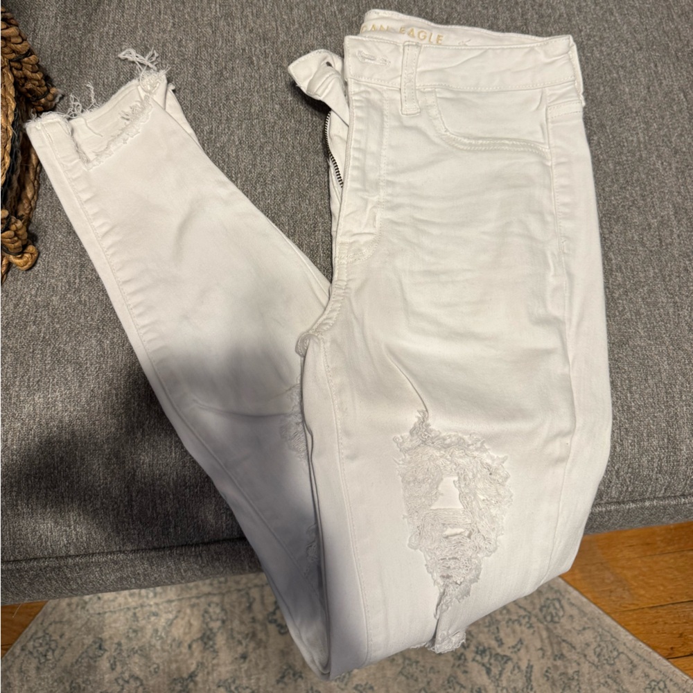 AE size 4 hi-rise crop jean